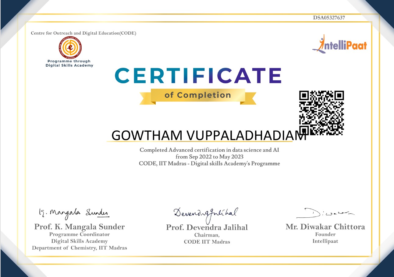 Certificate placeholder
